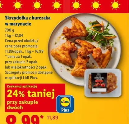 Skrzydełka z kurczaka w marynacie Grill&Fun promocja w Lidl