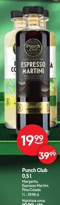Koktajl alkoholowy Punch Club Espresso Martini promocja w Żabka