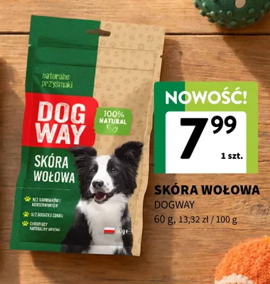 Skóra wołowa Dogway promocja w Intermarche