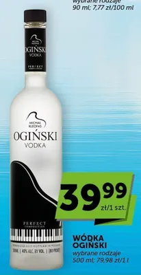 Wódka Ogiński promocja w Euro Sklep