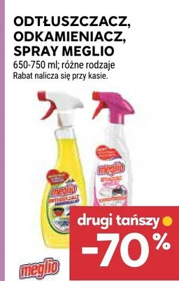 Odtłuszczacz, odkamieniacza, spray Meglio promocja w Stokrotka