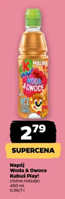 Napój Woda & Owoce Kubuś Play! różne rodzaje promocja w Netto