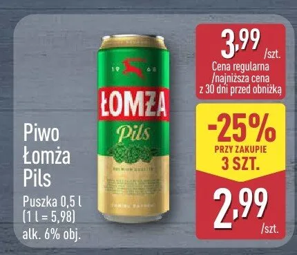 Piwo promocja w Aldi