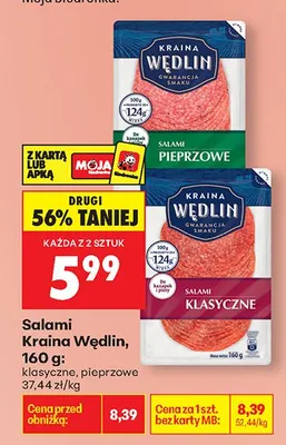 Salami klasyczne promocja w Biedronka