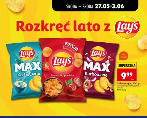 Chipsy Lay's promocja w Biedronka