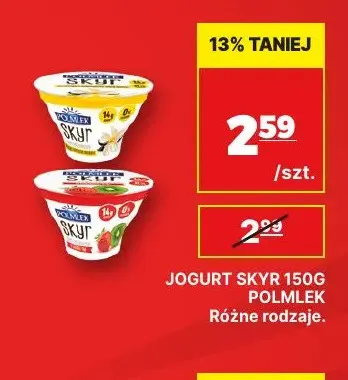 Jogurt Skyr Polmlek promocja w API Market