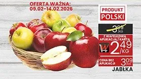 Jabłka promocja w Wafelek