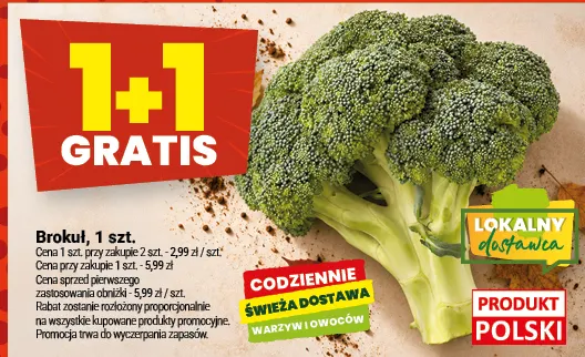 Brokuł promocja w Twój Market