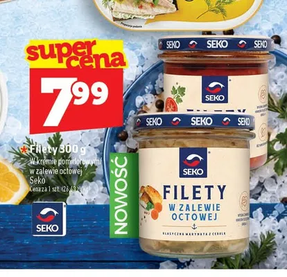 Filety w kremie pomidorowym Seko promocja w TOPAZ