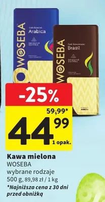 Kawa mielona Arabica promocja w Intermarche