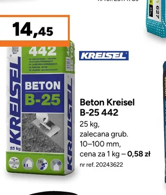 Beton Kreisel B-25 promocja w Bricoman