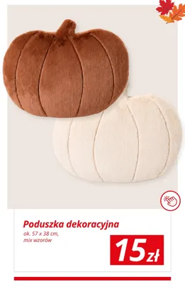 Poduszka dekoracyjna 57x38 cm promocja w KiK