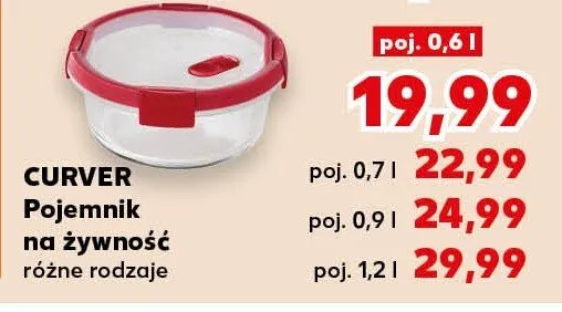 Pojemnik na żywność poj. 0,9l promocja w Kaufland