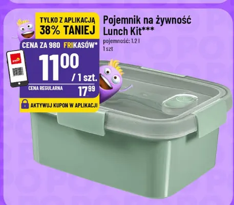 Pojemnik na żywność Lunch Kit promocja w POLOmarket