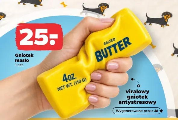 Gniotek masło Netto promocja w Netto