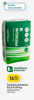 Cement premium Górażdże 52,5 N promocja w Castorama