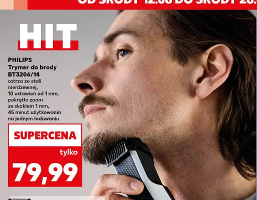 Trymer do brody Philips promocja w Kaufland