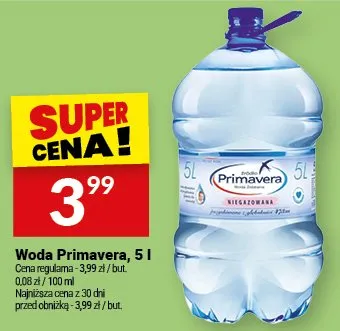 Woda Primavera promocja w Twój Market