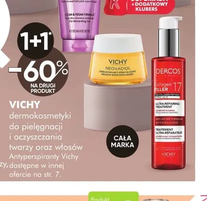 Dermokosmetyki do pielęgnacji i oczyszczania twarzy oraz włosów Vichy promocja w Super-Pharm