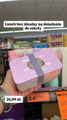 Lunchbox bento Pusheen promocja w Biedronka