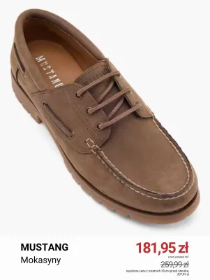 Mokasyny Mustang promocja w Deichmann