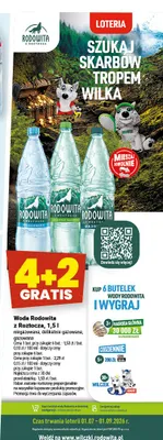 Woda delikatnie gazowana Rodowita z Roztocza promocja w Twój Market