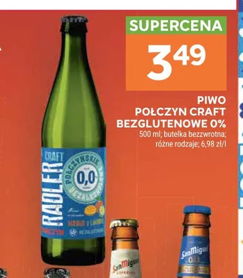 Piwo bezalkoholowe Połczyn Craft Bezglutenowe promocja w Stokrotka