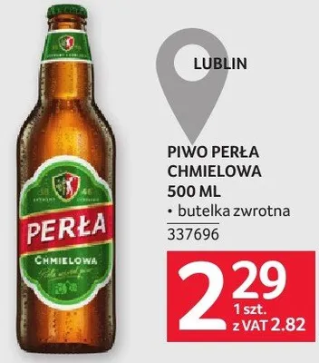 Piwo Perła Chmielowa 500 ml promocja w Selgros