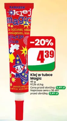 Klej w tubce Magic Kamaben promocja w Dino