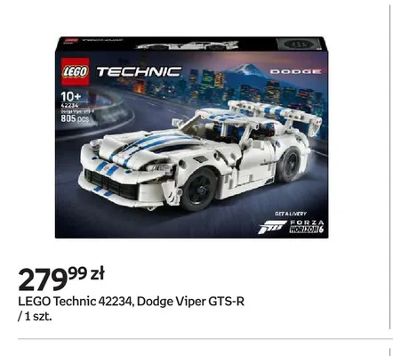 Klocki LEGO Technic 42234 Dodge Viper GTS-R promocja w Empik