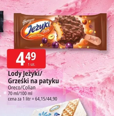 Lody Grześki na patyku promocja w Leclerc