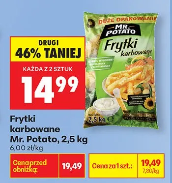 Frytki karbowane promocja w Biedronka