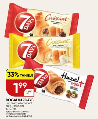 Rogaliki 7Days wybrany asortyment promocja w Chata Polska