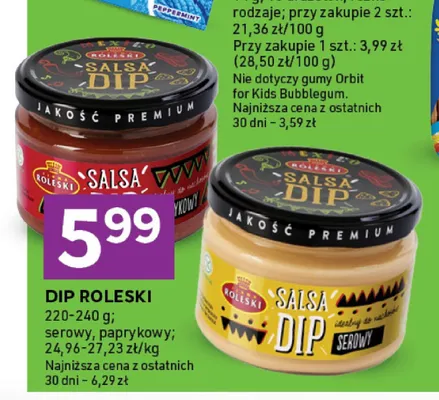 Dip Roleski serowy promocja w Stokrotka