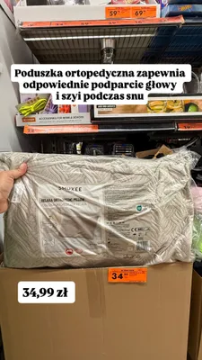 Poduszka ortopedyczna Relaxa Smukee Home promocja w Biedronka