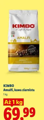Kawa ziarnista Kimbo Amalfi promocja w Lidl