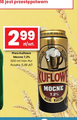 Piwo Kuflowe Mocne 7,2% promocja w emma MARKET