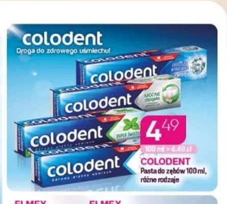 Pasta do zębów COLODENT Mocne Dziąsła promocja w Drogerie Koliber