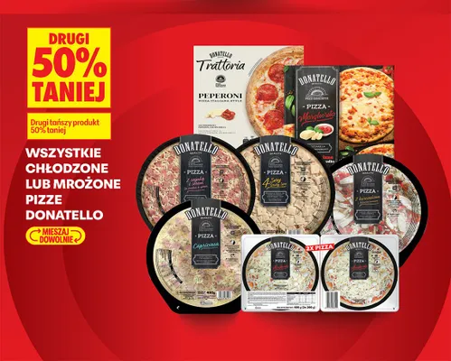 Pizza chłodzona lub mrożona Donatello promocja w Biedronka
