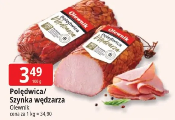 Szynka wędzarza Olewnik promocja w Leclerc