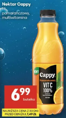 Nektar pomarańczowy, multiwitamina promocja w Delikatesy Centrum