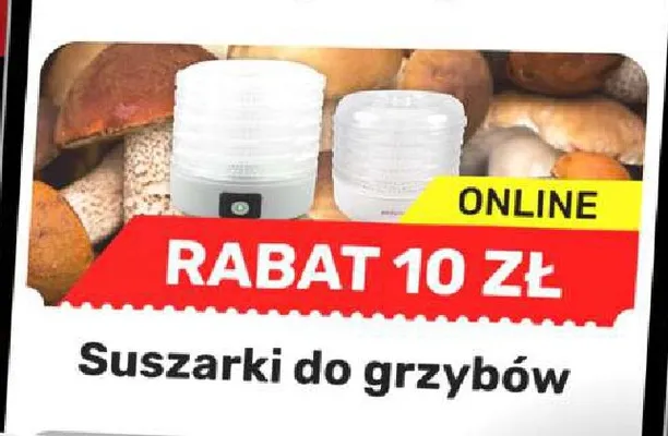 Suszarka do grzybów promocja w Bricomarche