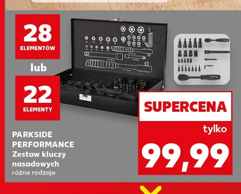 Zestaw kluczy nasadowych Parkside Performance 28 elementów promocja w Kaufland