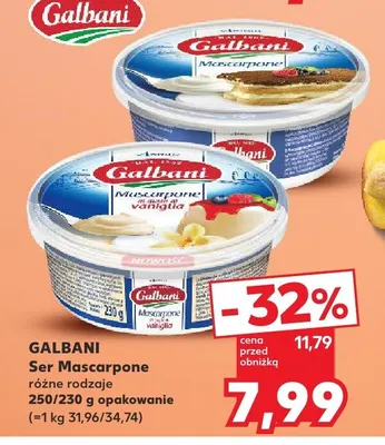Ser Mascarpone Galbani Vaniglia promocja w Kaufland