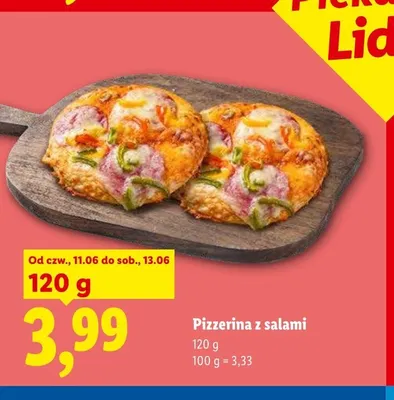 Pizzerina z salami promocja w Lidl