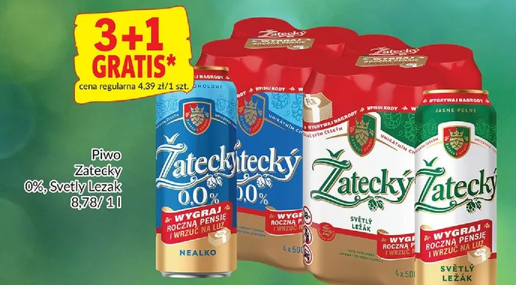 Piwo 0% Svetly Lezak promocja w Prim Market