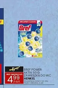 Zawieszka do WC Bref Power Aktiv promocja w Wafelek