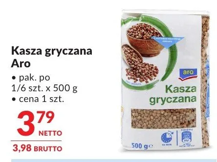 Kasza gryczana Aro promocja w Makro