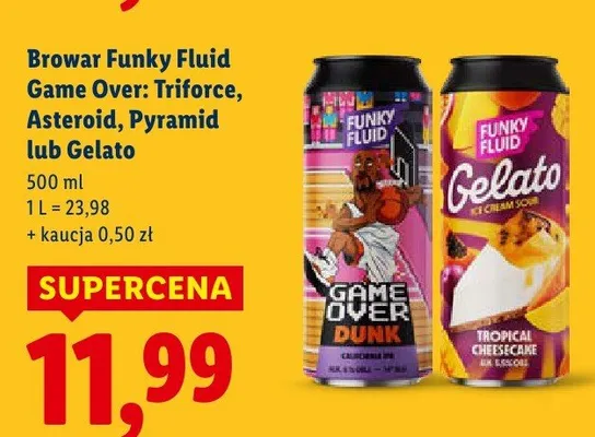 Piwo kraftowe Game Over: Pyramid  promocja w Lidl