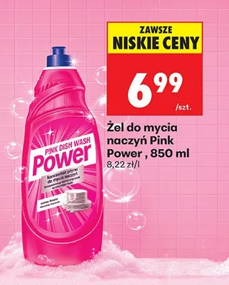 Żel do mycia naczyń Pink Power promocja w Biedronka